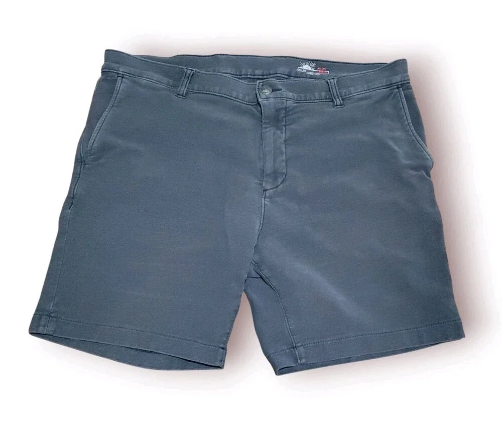 Faherty Shorts Mens 36 Gray All Day Chino Stretch